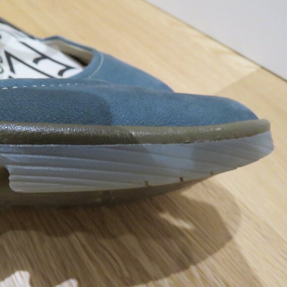 FLY LONDON Piat Wedge Suede Sandals in Forest Green Grunge Edgy Boho 7.5 - 8 - Picture 13 of 13